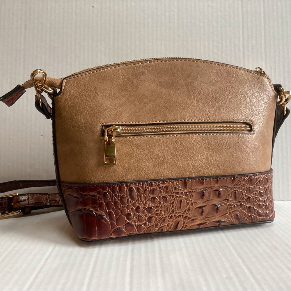 Brown Bowler Style Handbag - Picture 4 of 6